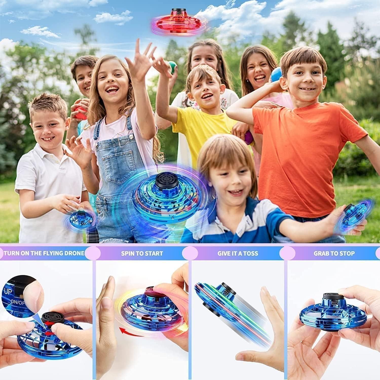 Magic Flying Orb Spinner | Boomerang LED Drone for Kids & Adults